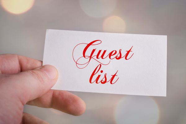 guest list planning tips