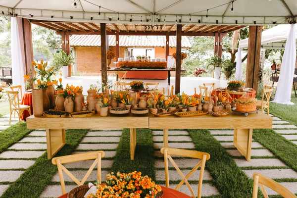 terracotta wedding theme